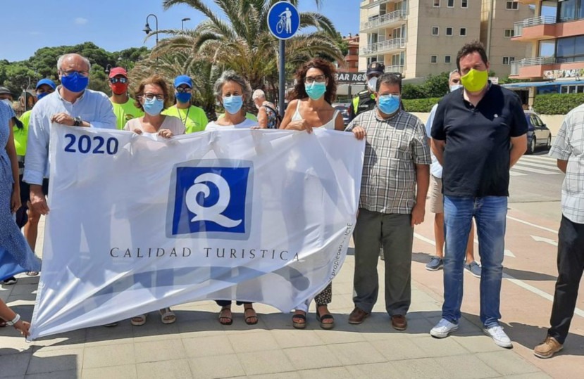 La platja Gran de l’Estartit distingida amb la Q de Qualitat Turística – Agost 2020